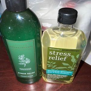 Bath & Body Works Aromatherapy Stress Relief Eucalyptus Shampoo & conditioner